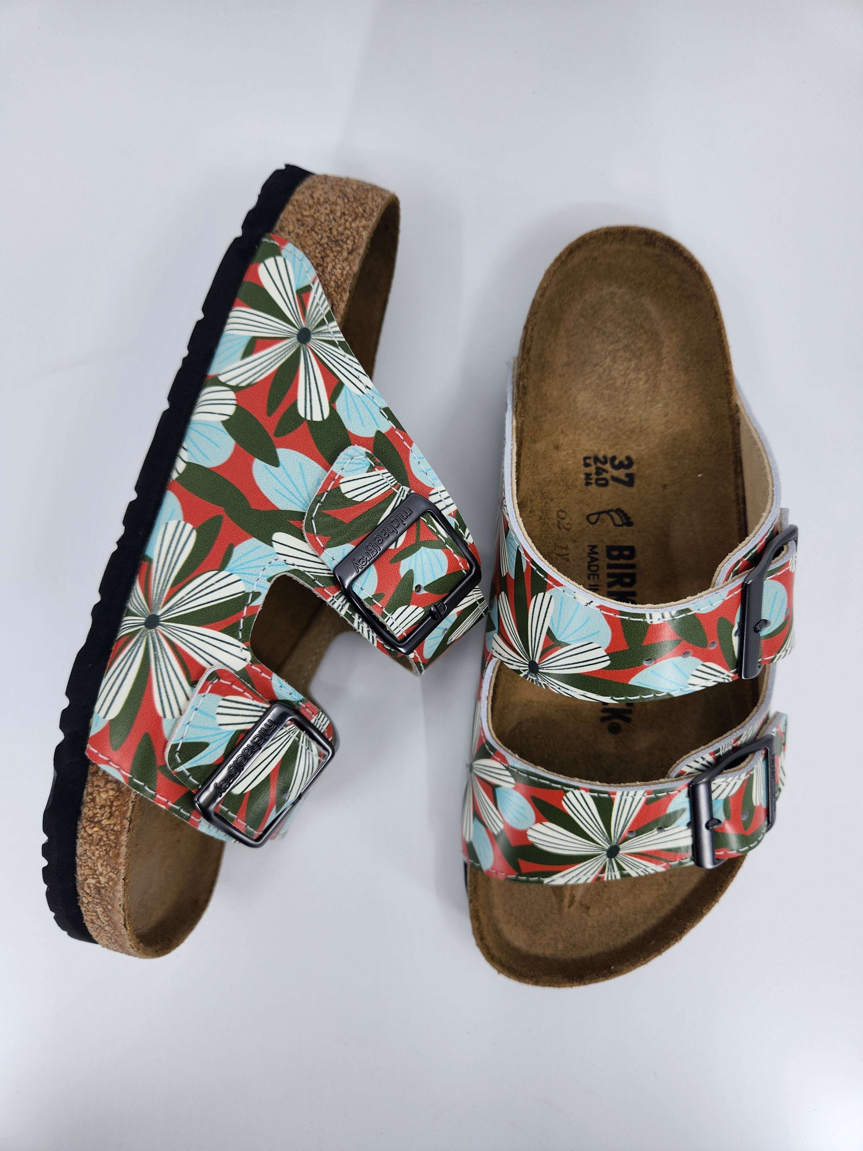 TAKE A HOLIDAY: CUSTOM BIRKENSTOCKS  by REBECCA WOOLBRIGHT x Michael Grey