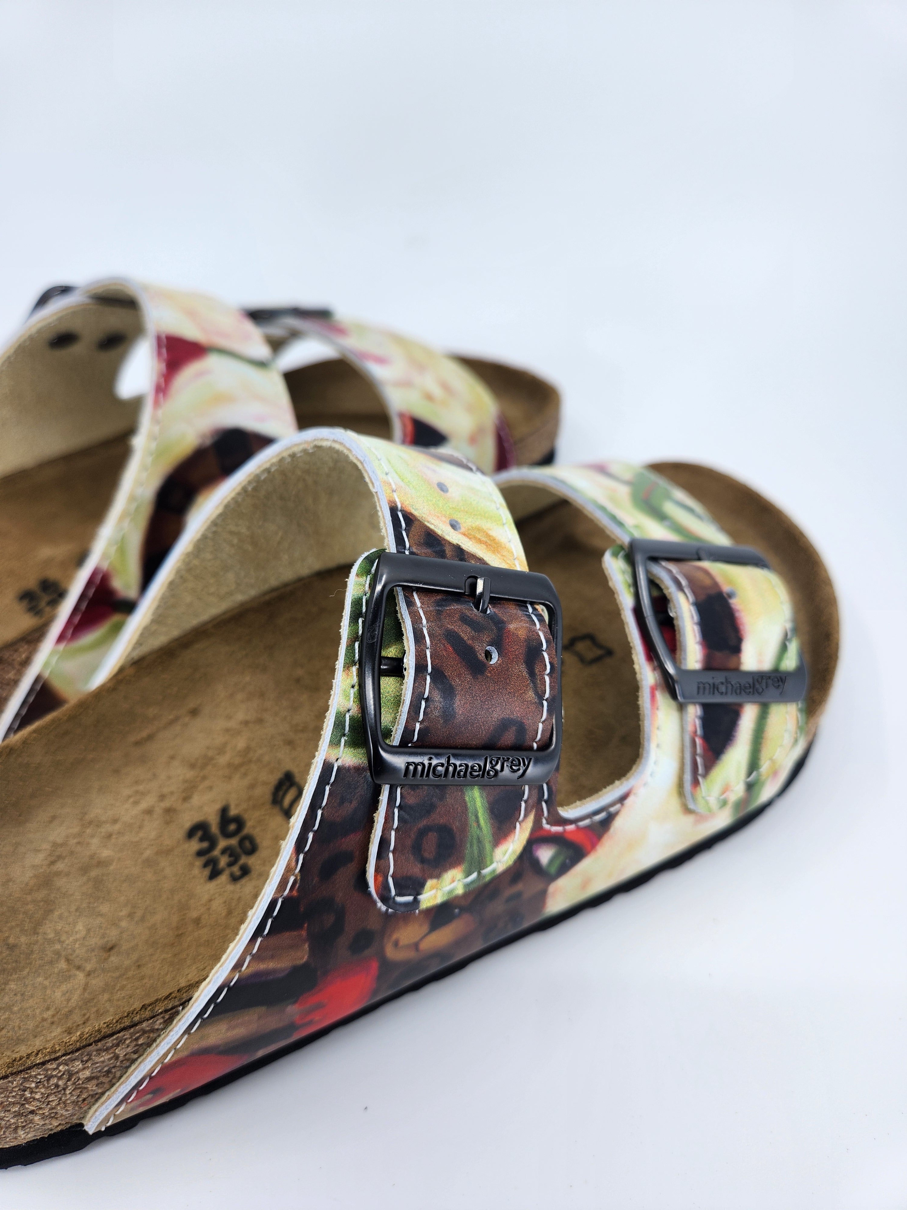 A SHORT SOJOURN  : CUSTOM BIRKENSTOCKS  by CINDY REVELL x Michael Grey