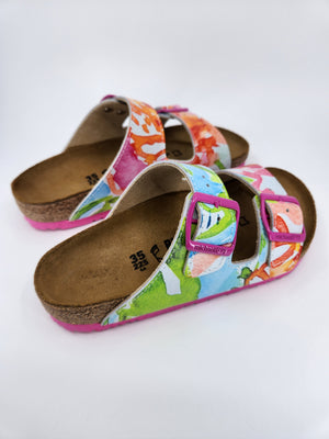 VINTAGE GARDEN : CUSTOM BIRKENSTOCKS  by RAE MISSIGMAN x Michael Grey