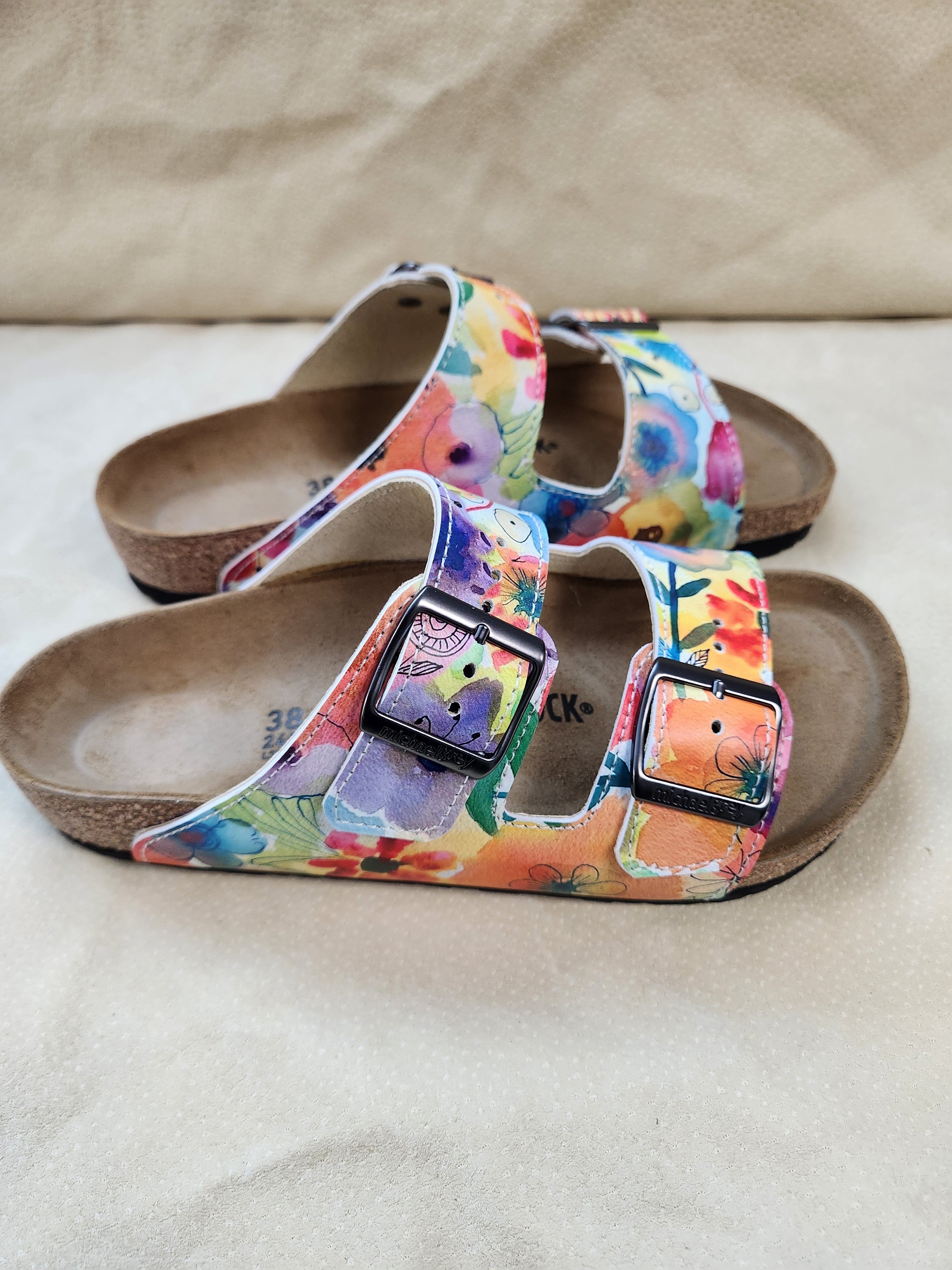 CIRCUS DAZE: CUSTOM BIRKENSTOCKS  by BETH NADLER x Michael Grey