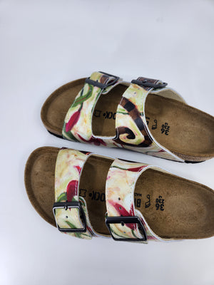 A SHORT SOJOURN  : CUSTOM BIRKENSTOCKS  by CINDY REVELL x Michael Grey