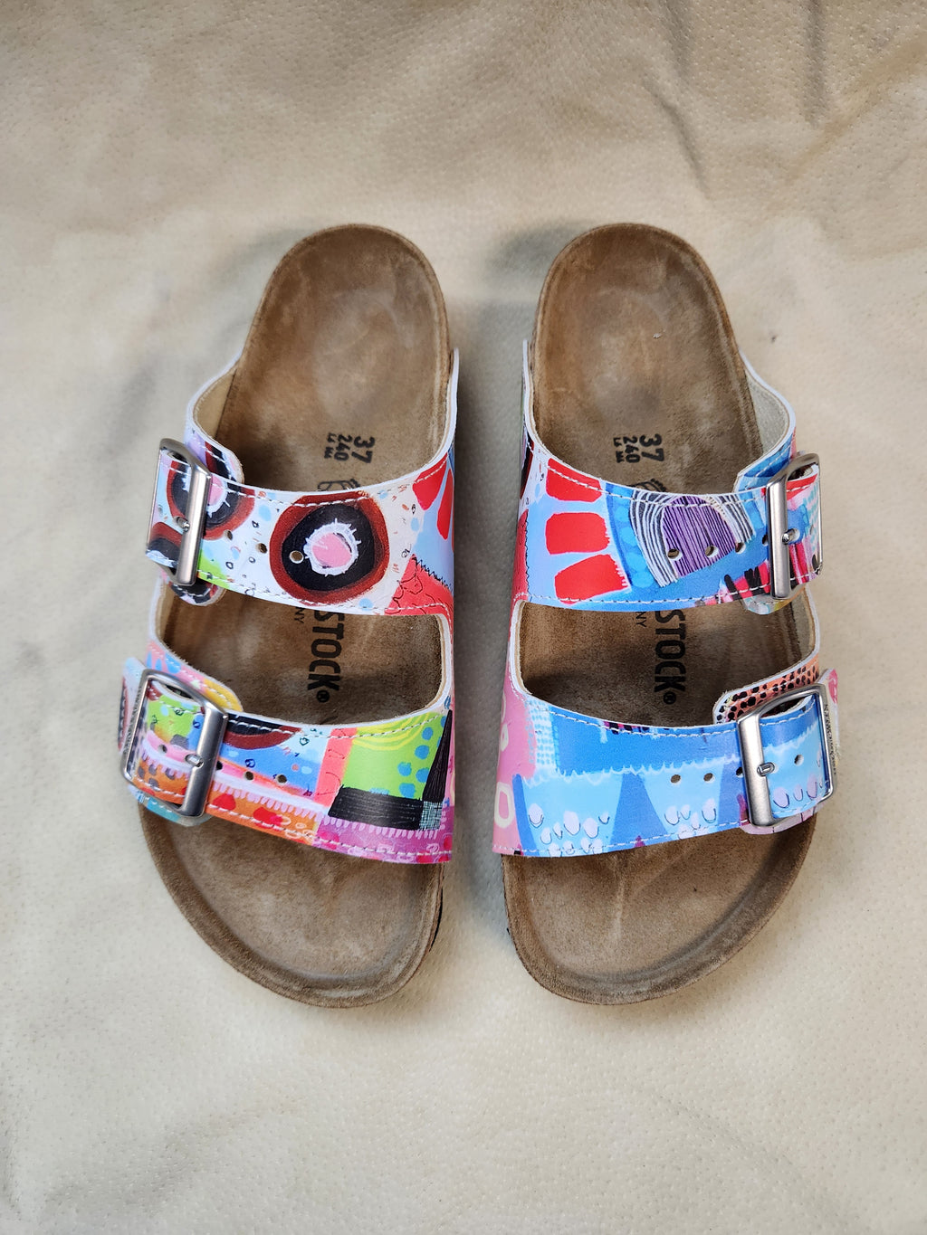 AS YOU LIKE IT : CUSTOM BIRKENSTOCKS  by JANET SKATES x Michael Grey