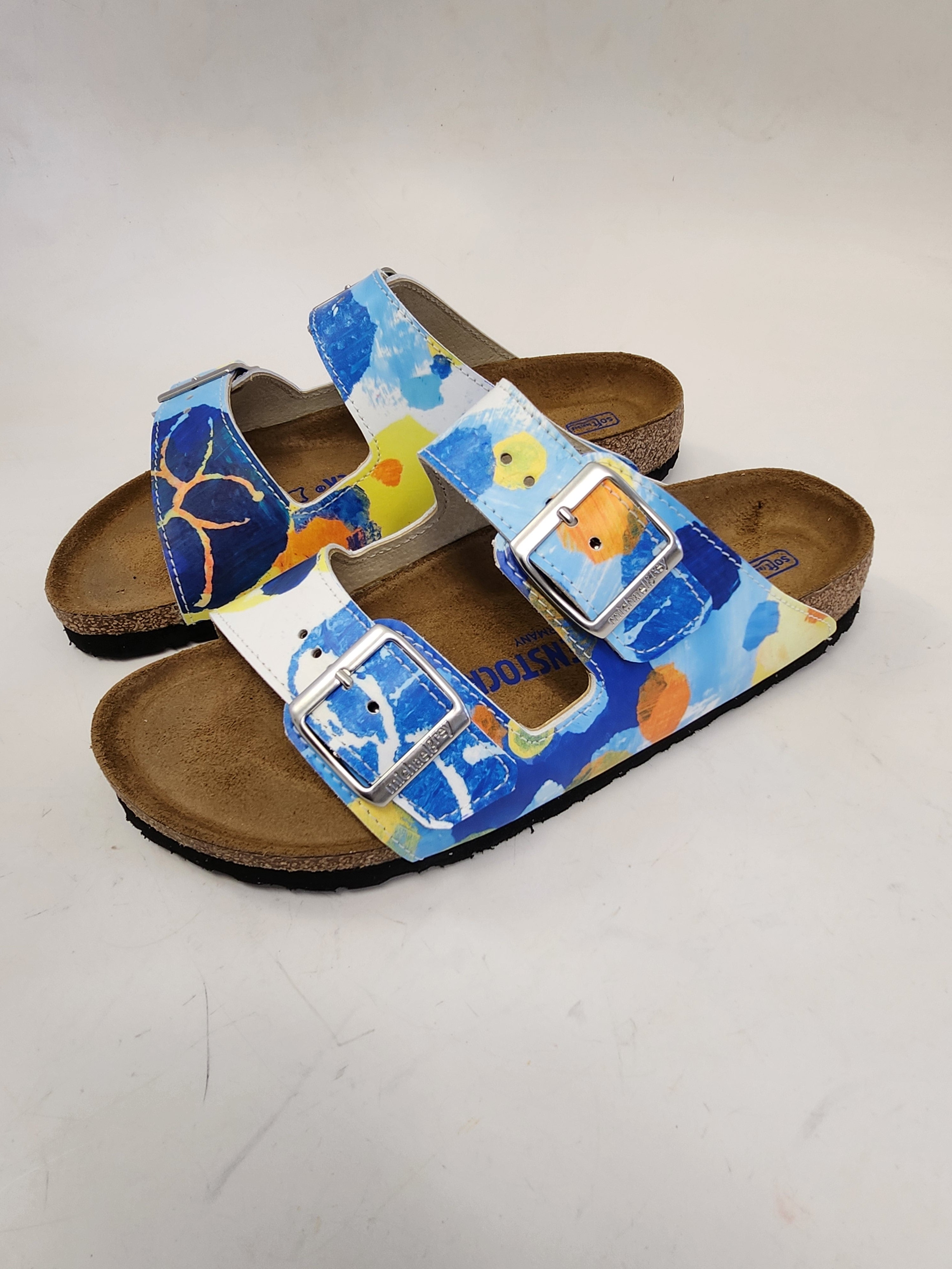 Beatrice aka the adventurer Betty:  CUSTOM BIRKENSTOCKS  by JULES GISSLER x Michael Grey