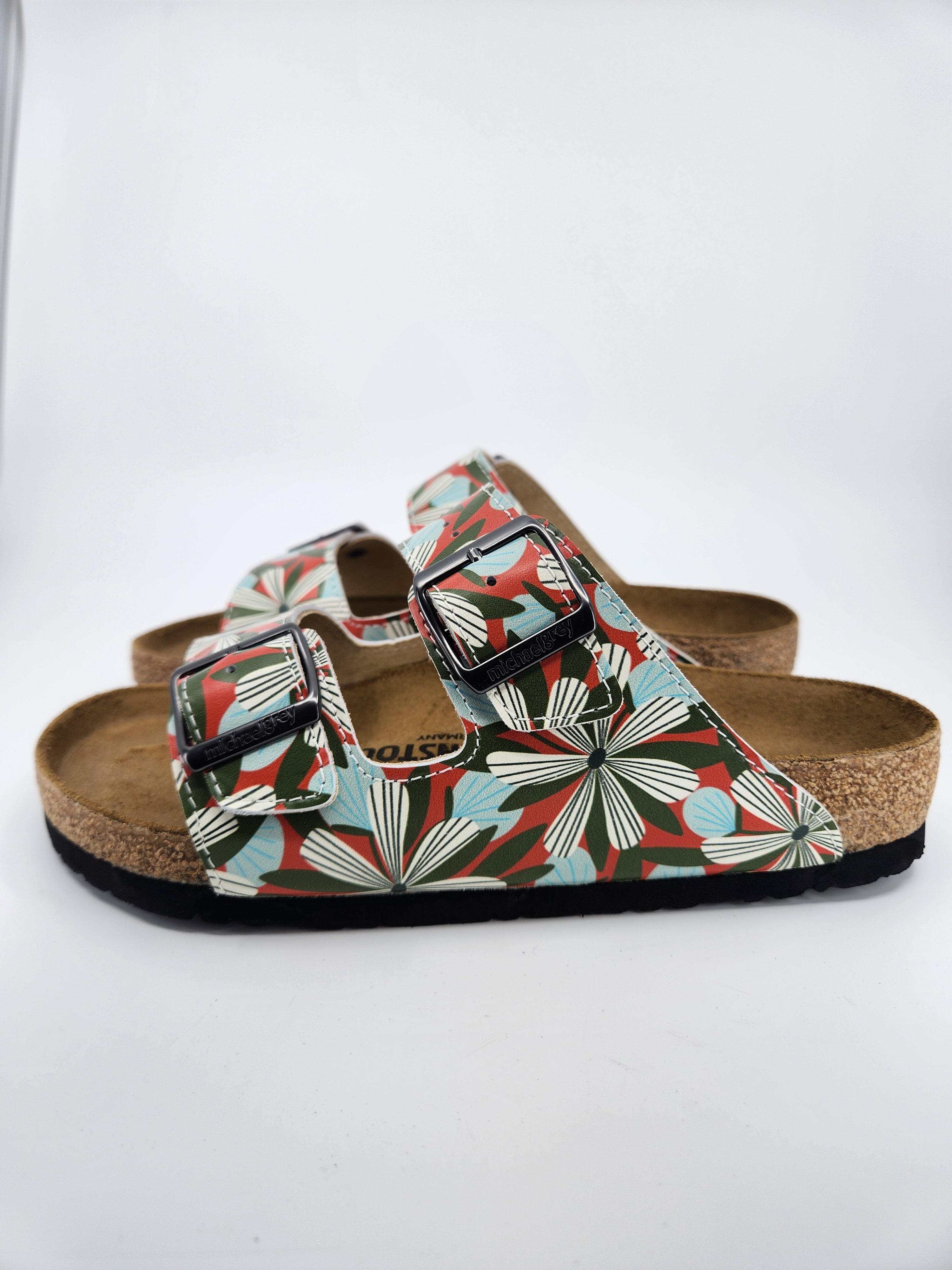 TAKE A HOLIDAY: CUSTOM BIRKENSTOCKS  by REBECCA WOOLBRIGHT x Michael Grey