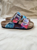 WATERLINE CUSTOM BIRKENSTOCKS  by PAMELA J. BLACK ART x Michael Grey