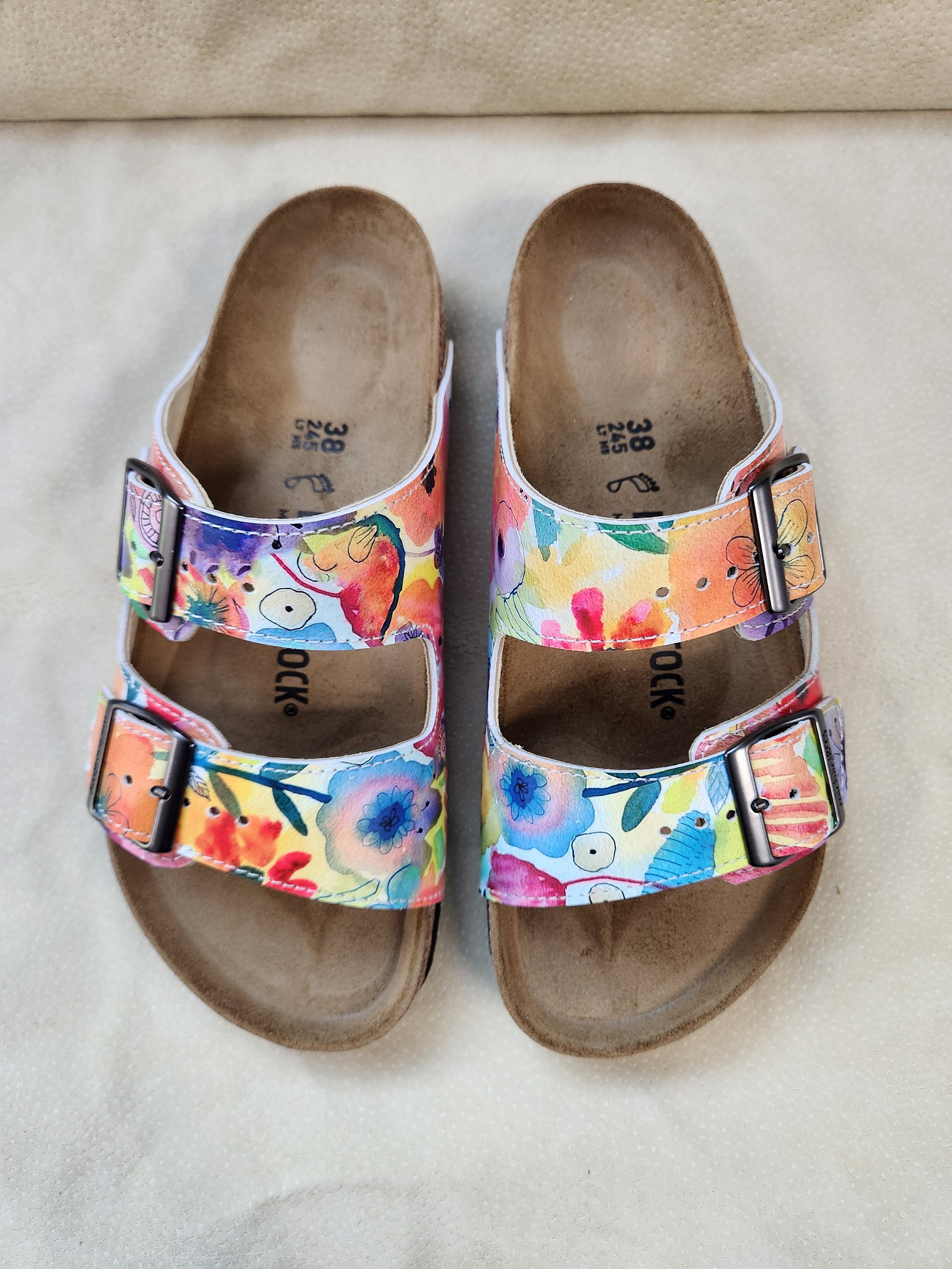 CIRCUS DAZE: CUSTOM BIRKENSTOCKS  by BETH NADLER x Michael Grey
