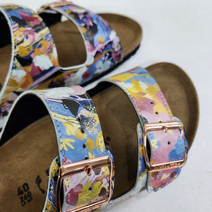 THE JOURNEY DEEPENS: CUSTOM BIRKENSTOCKS  by SUSAN NETHERCOTE x Michael Grey