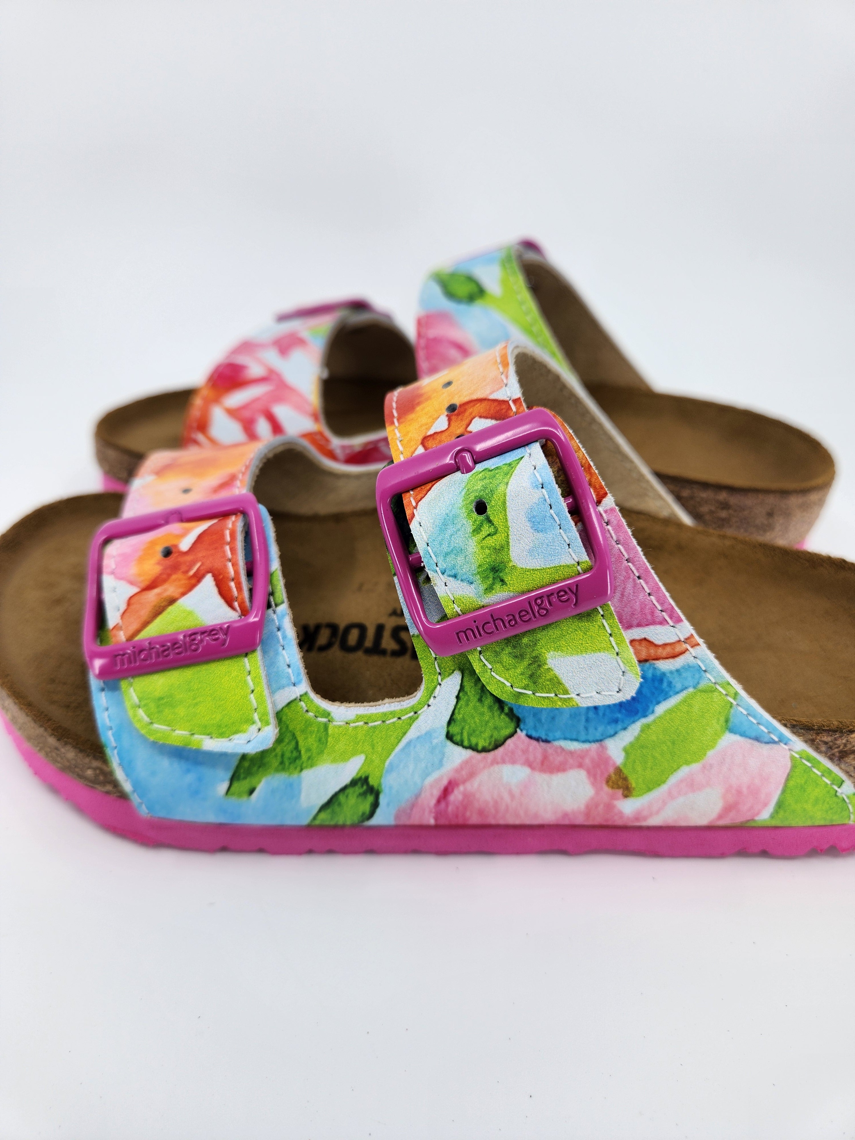VINTAGE GARDEN : CUSTOM BIRKENSTOCKS  by RAE MISSIGMAN x Michael Grey