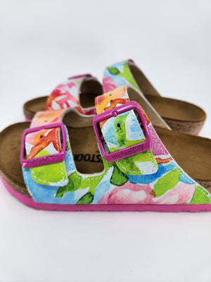 VINTAGE GARDEN : CUSTOM BIRKENSTOCKS  by RAE MISSIGMAN x Michael Grey