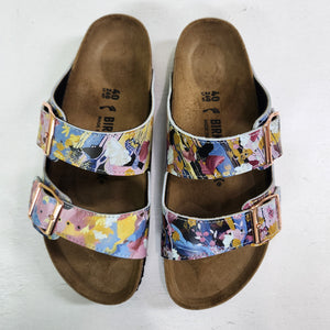 THE JOURNEY DEEPENS: CUSTOM BIRKENSTOCKS  by SUSAN NETHERCOTE x Michael Grey