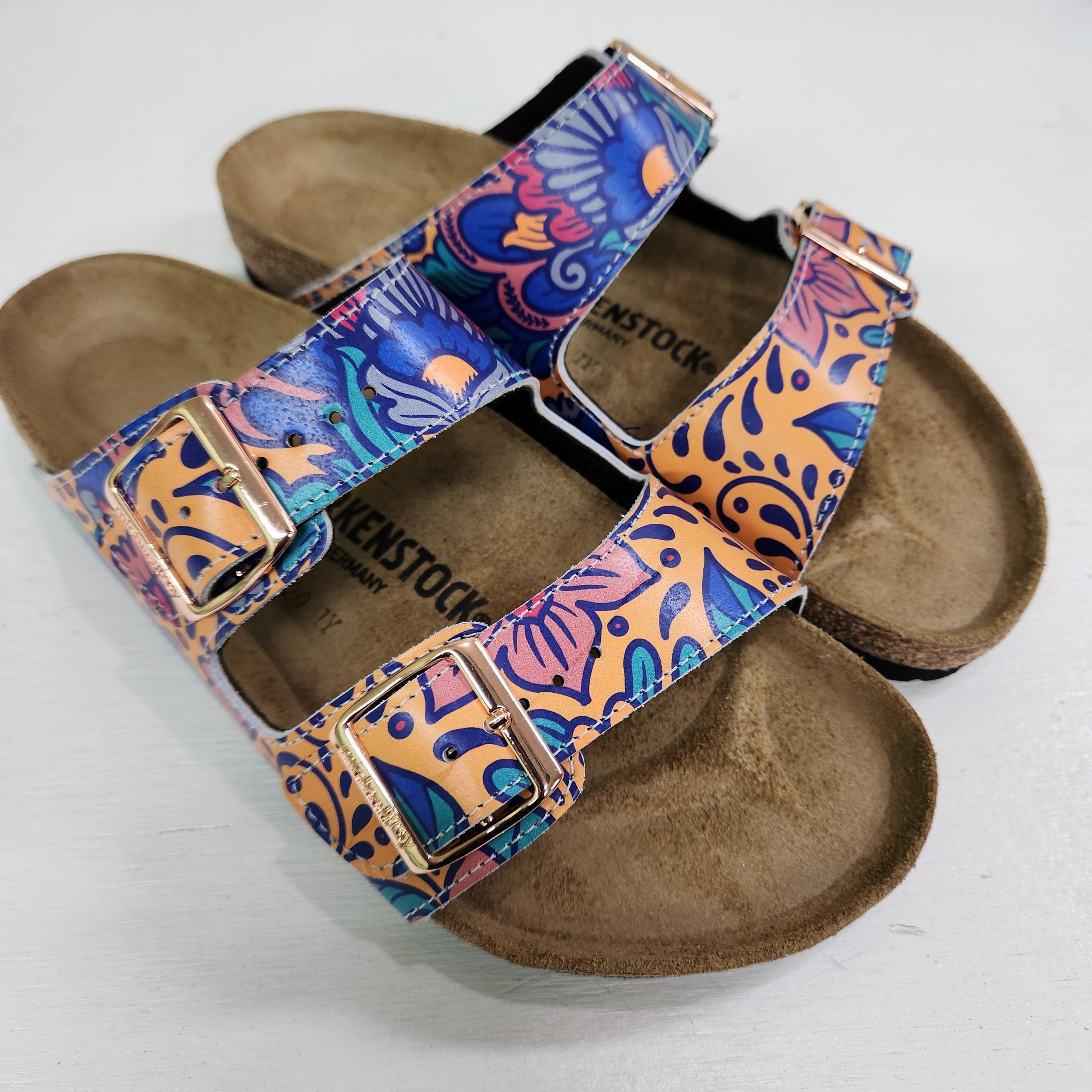 SUMMER BREEZE : CUSTOM BIRKENSTOCKS  by ADA SISA x Michael Grey