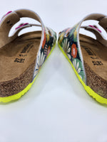 SUMMER BOUNTY: CUSTOM BIRKENSTOCKS  by REBECCA WOOLBRIGHT x Michael Grey