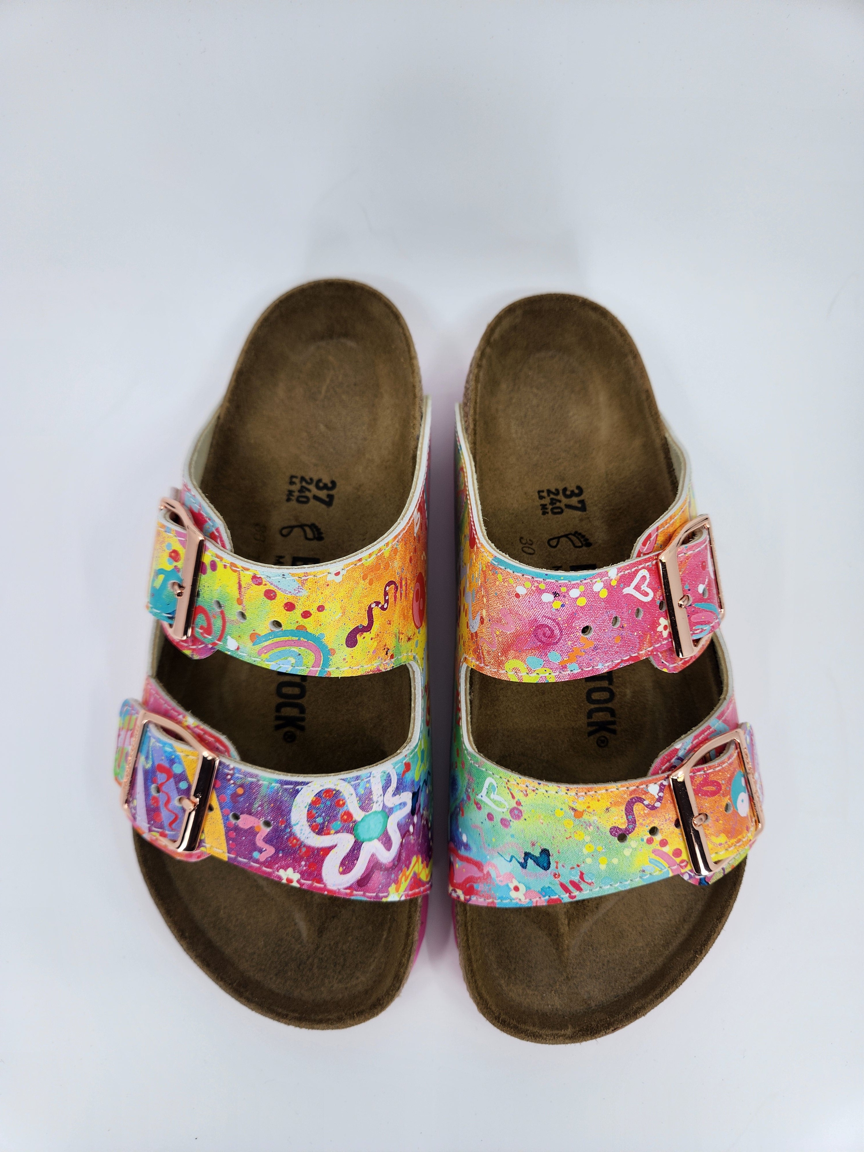 DREAMLAND : CUSTOM BIRKENSTOCKS  by VAL SULLIVAN x Michael Grey