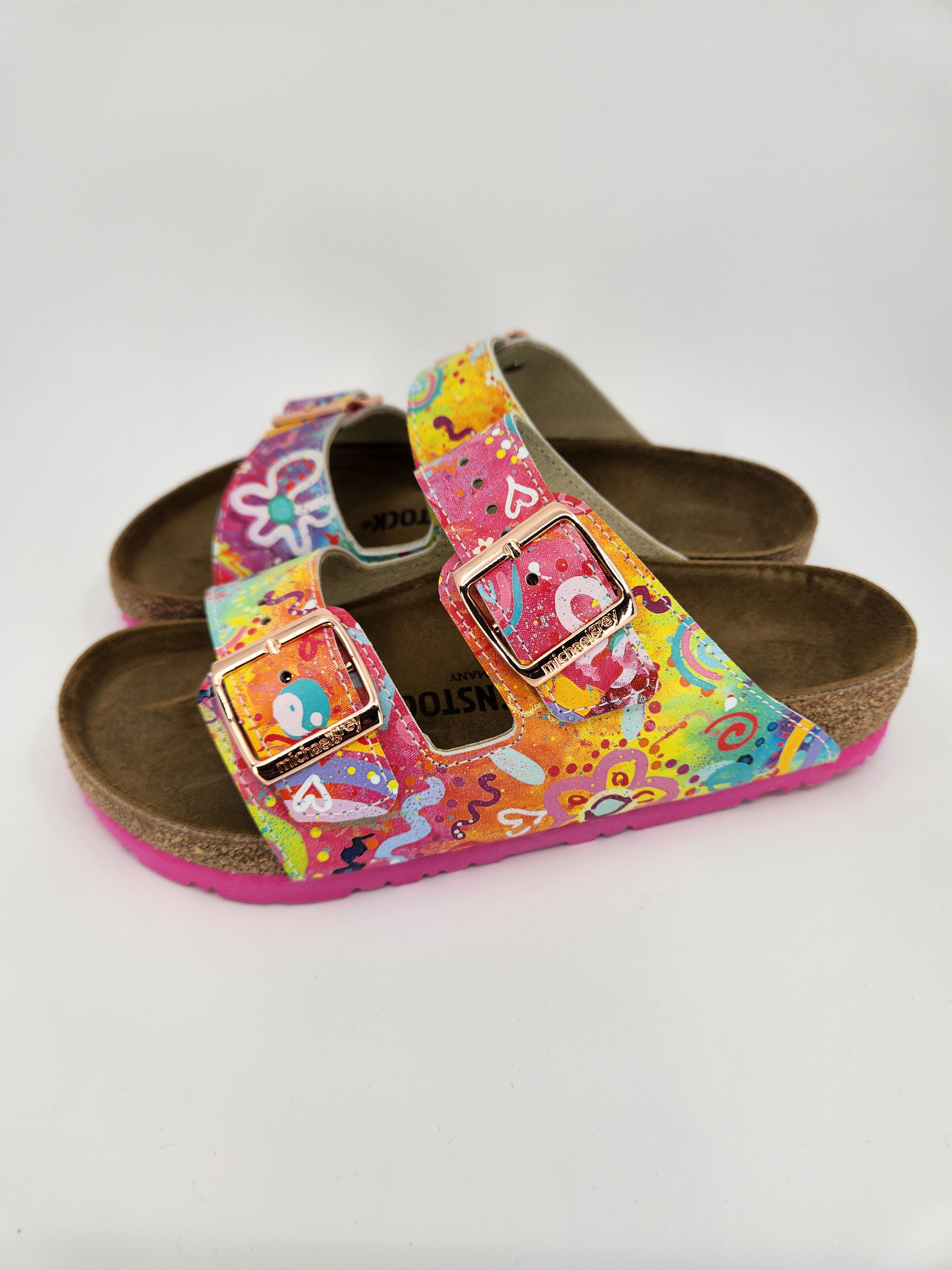 DREAMLAND : CUSTOM BIRKENSTOCKS  by VAL SULLIVAN x Michael Grey