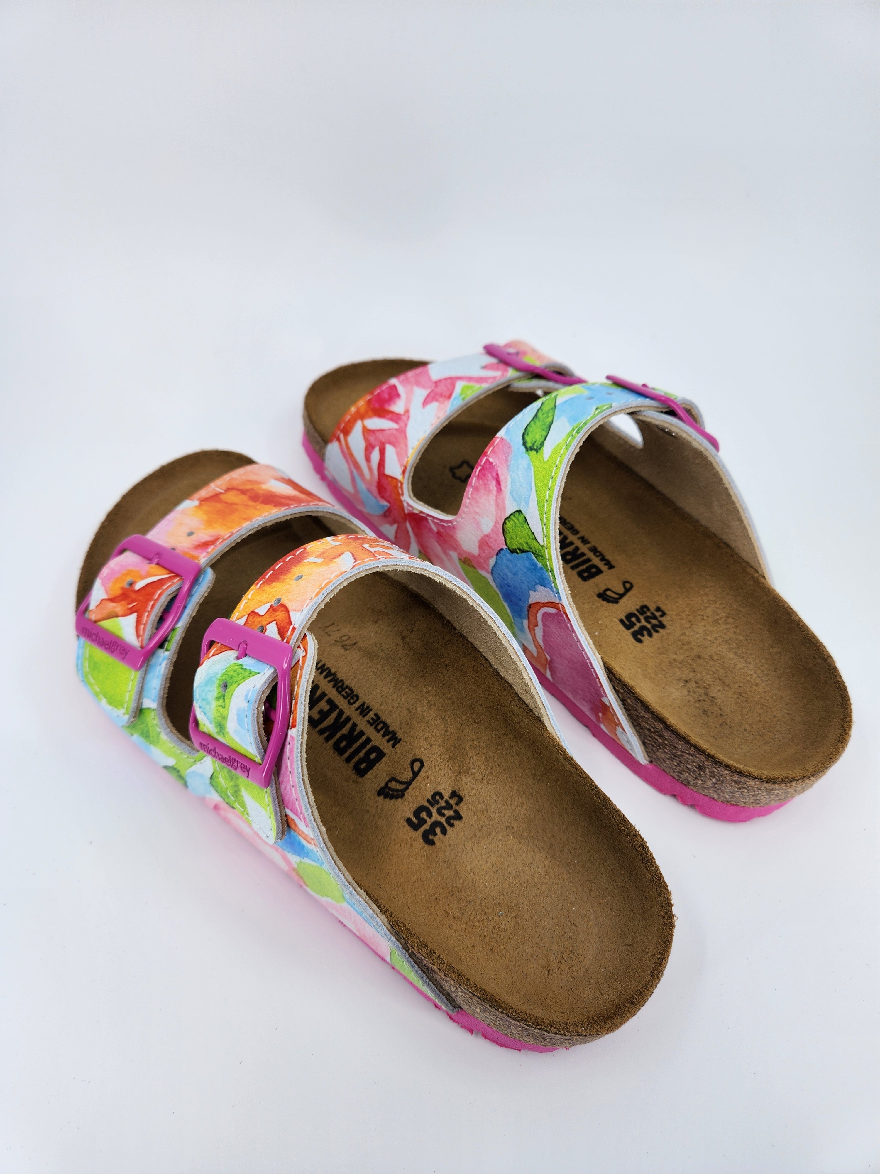 VINTAGE GARDEN : CUSTOM BIRKENSTOCKS  by RAE MISSIGMAN x Michael Grey