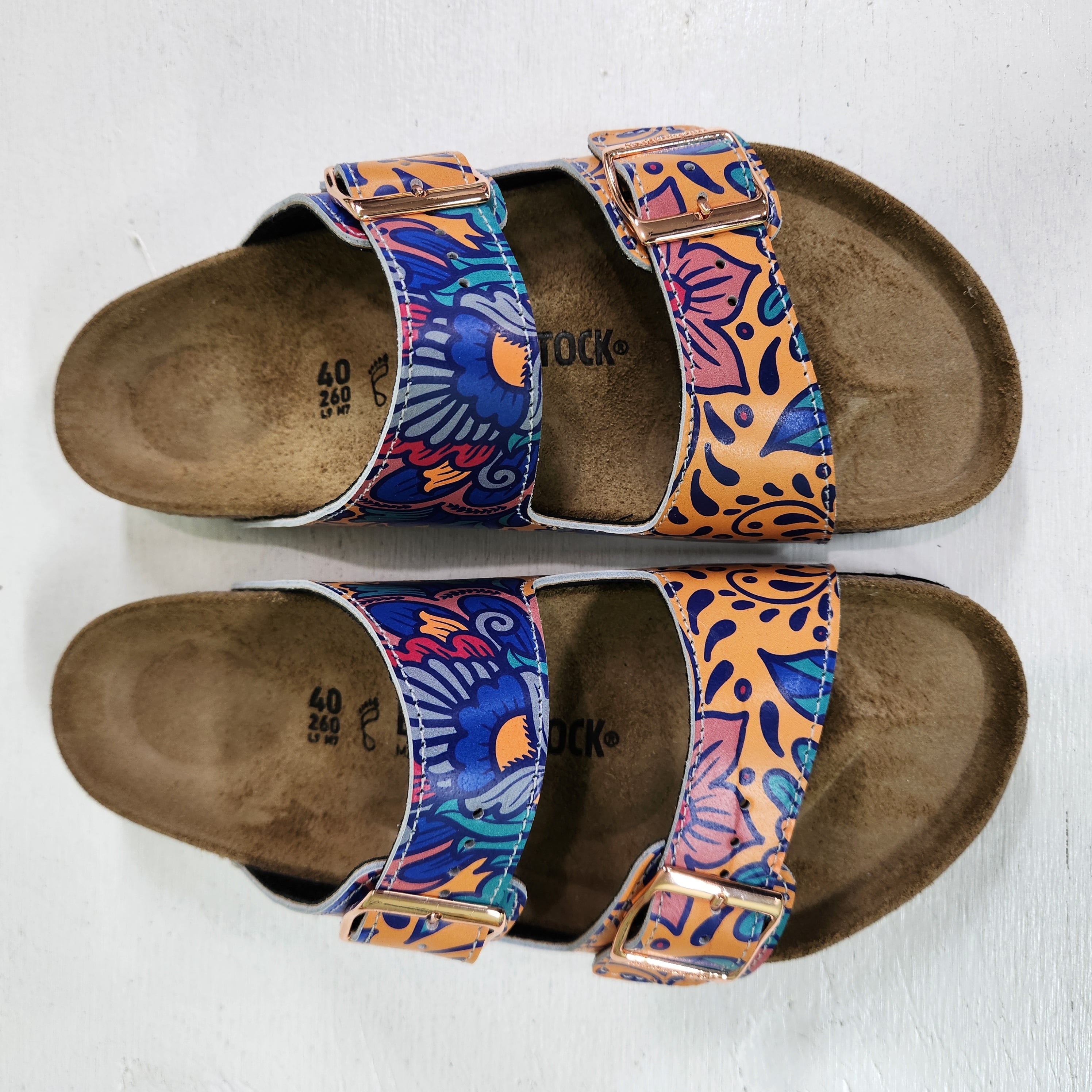 SUMMER BREEZE : CUSTOM BIRKENSTOCKS  by ADA SISA x Michael Grey