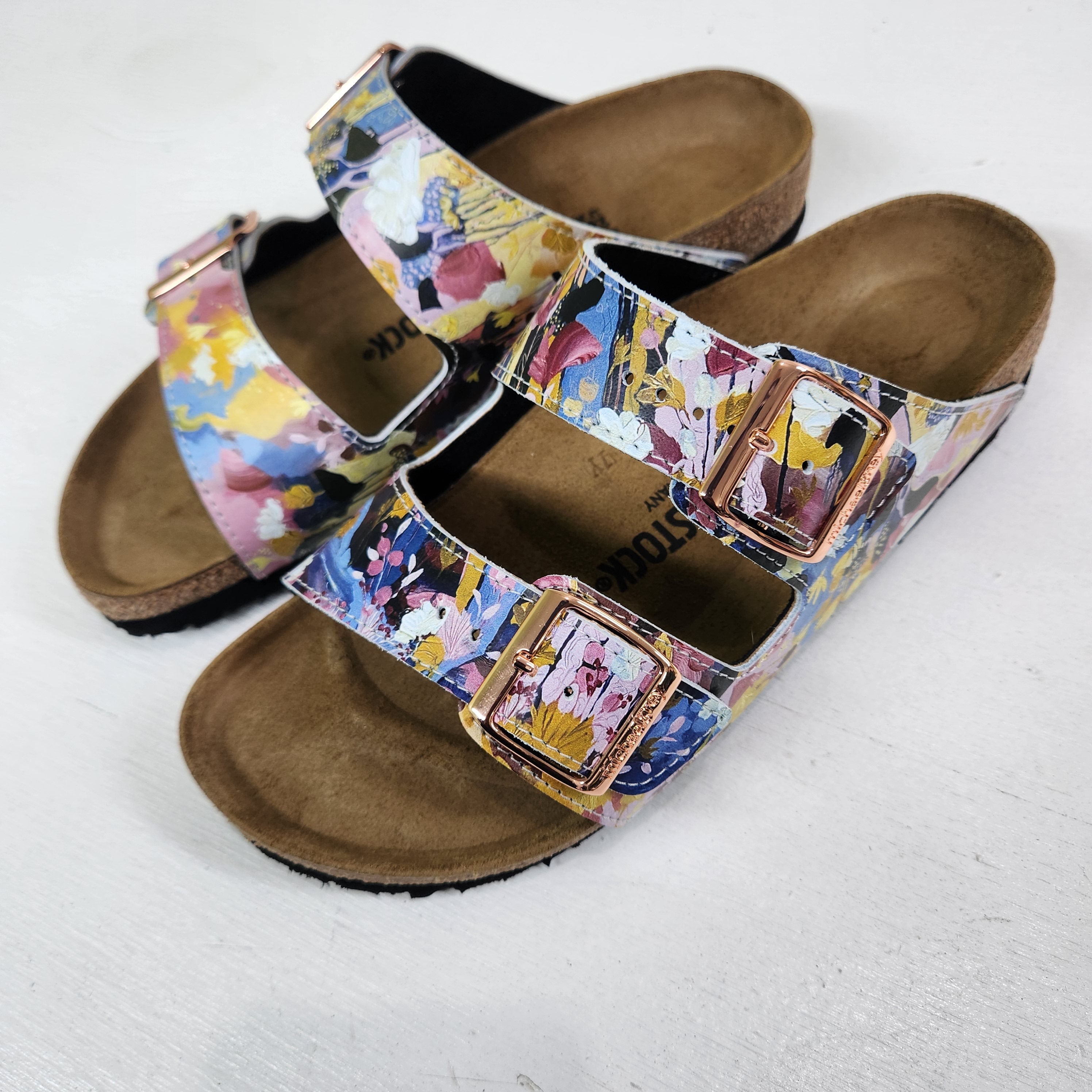 THE JOURNEY DEEPENS: CUSTOM BIRKENSTOCKS  by SUSAN NETHERCOTE x Michael Grey