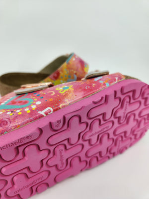 DREAMLAND : CUSTOM BIRKENSTOCKS  by VAL SULLIVAN x Michael Grey