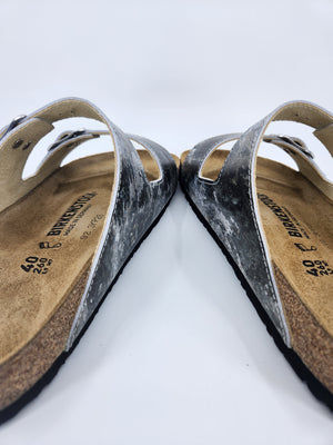 MONTANA SOOT:  CUSTOM BIRKENSTOCKS  by ANGIE CRAGWICK x Michael Grey