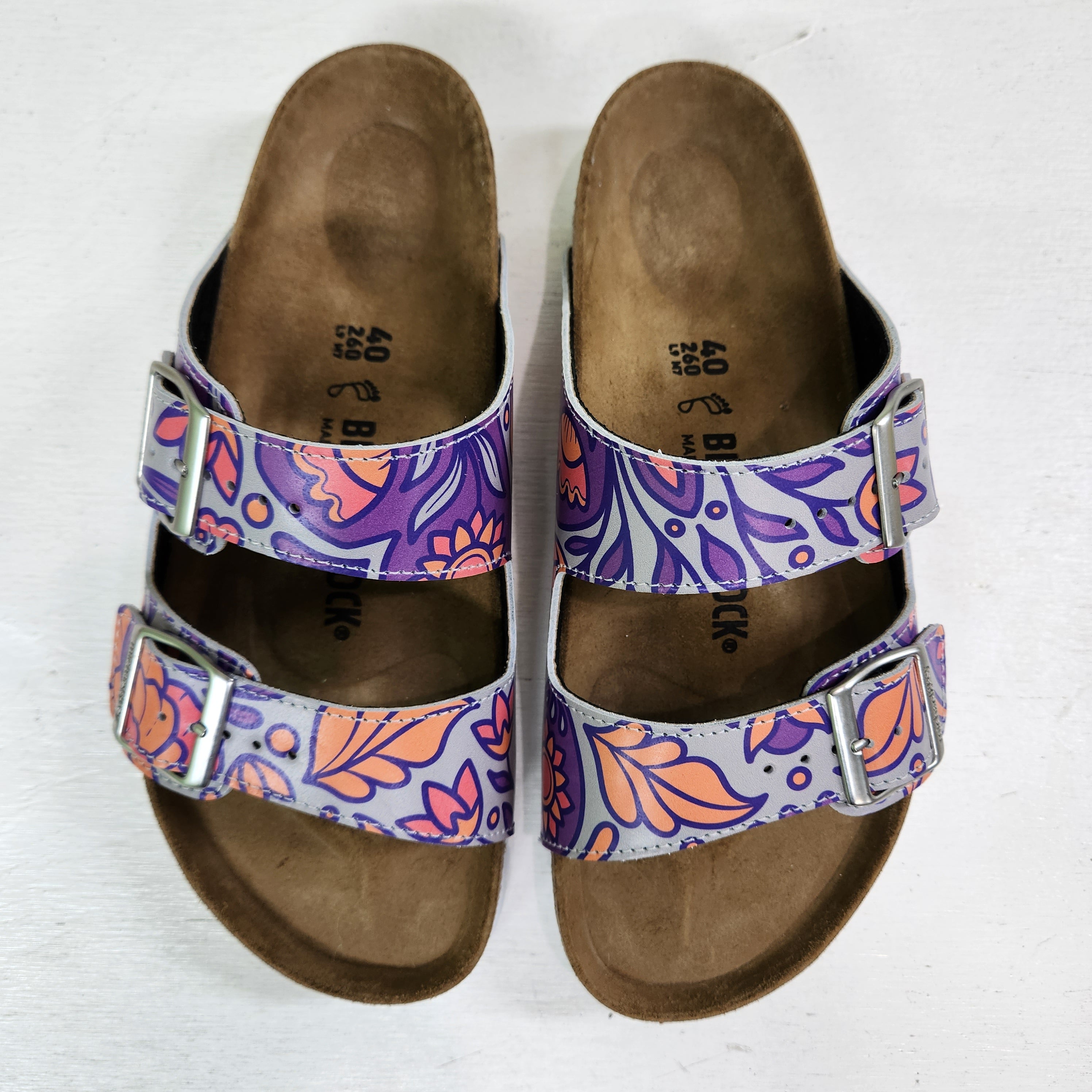 SUNRISE : CUSTOM BIRKENSTOCKS  by ADA SISA x Michael Grey