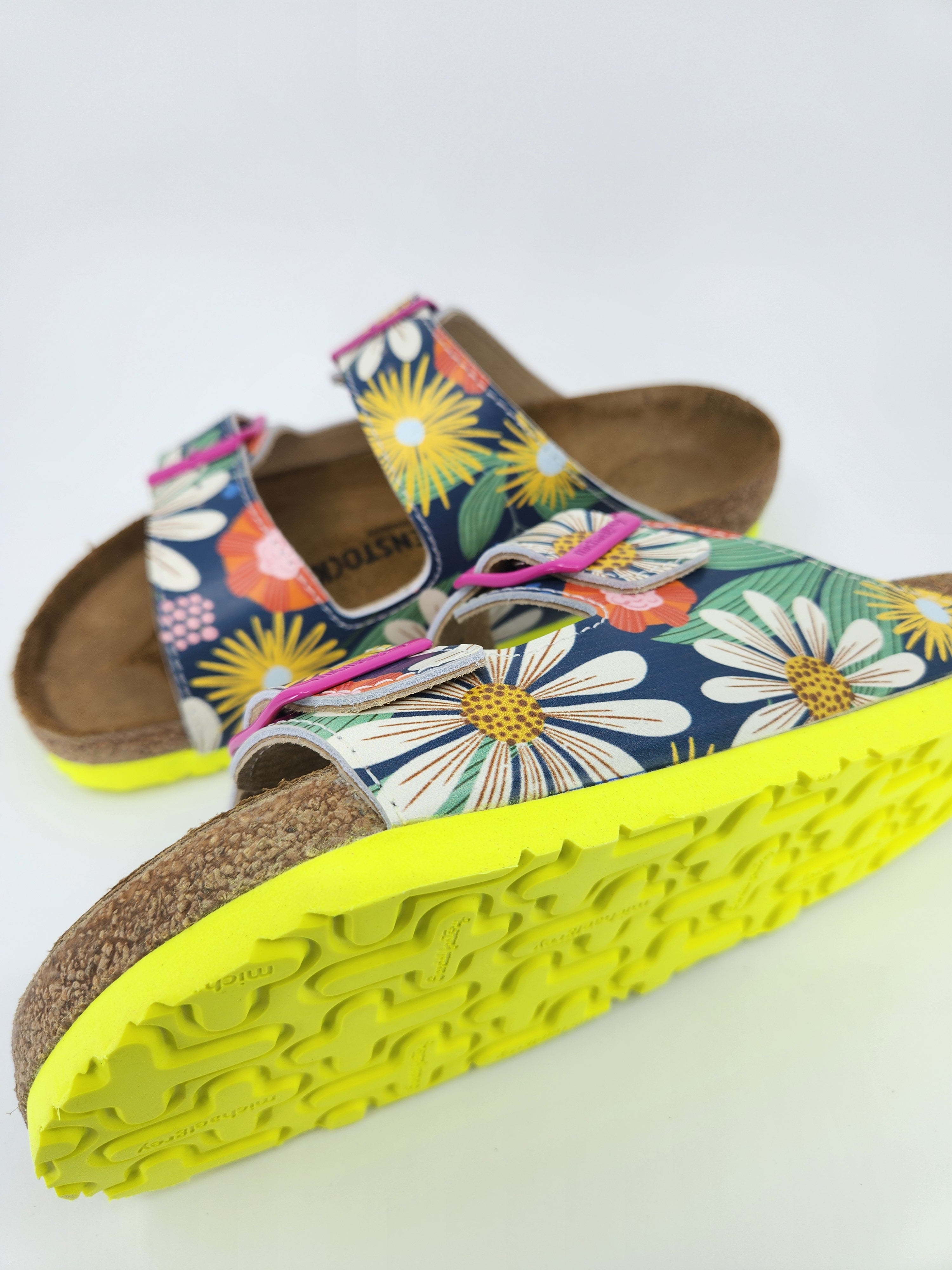 SUMMER BOUNTY: CUSTOM BIRKENSTOCKS  by REBECCA WOOLBRIGHT x Michael Grey