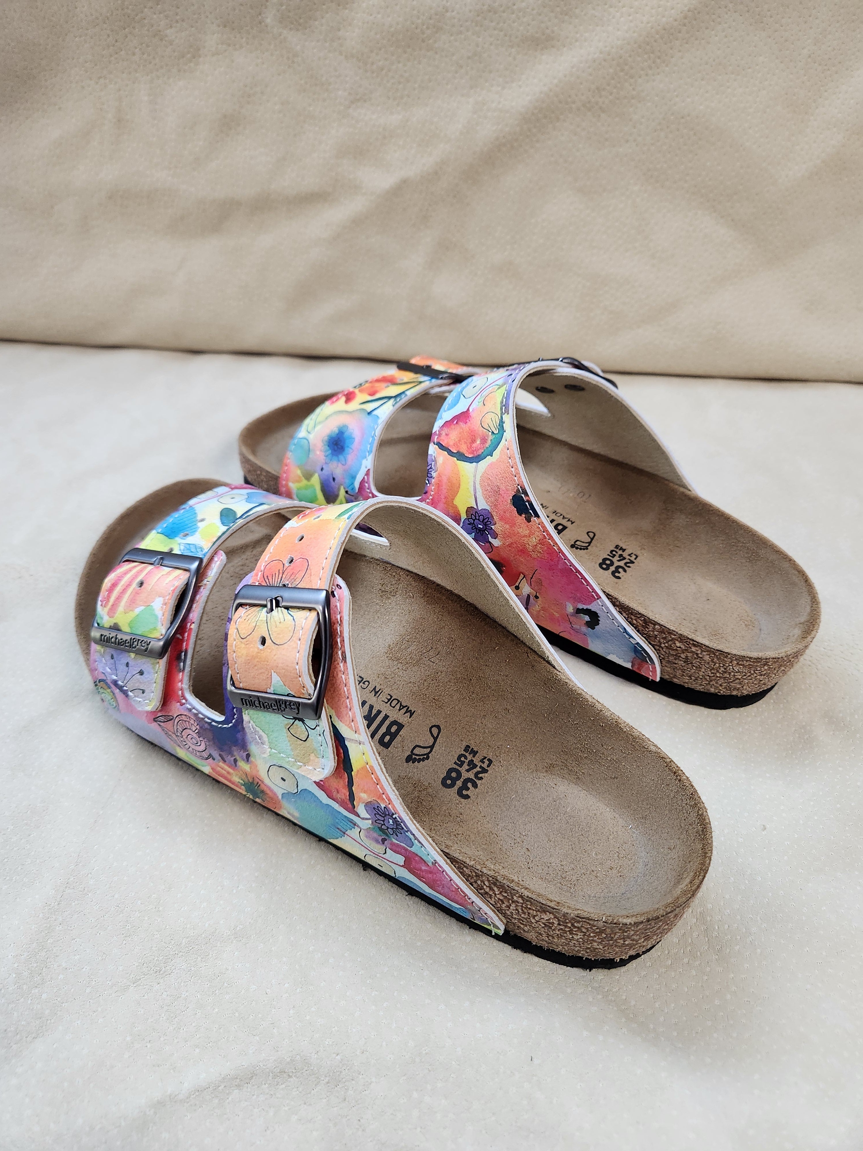 CIRCUS DAZE: CUSTOM BIRKENSTOCKS  by BETH NADLER x Michael Grey