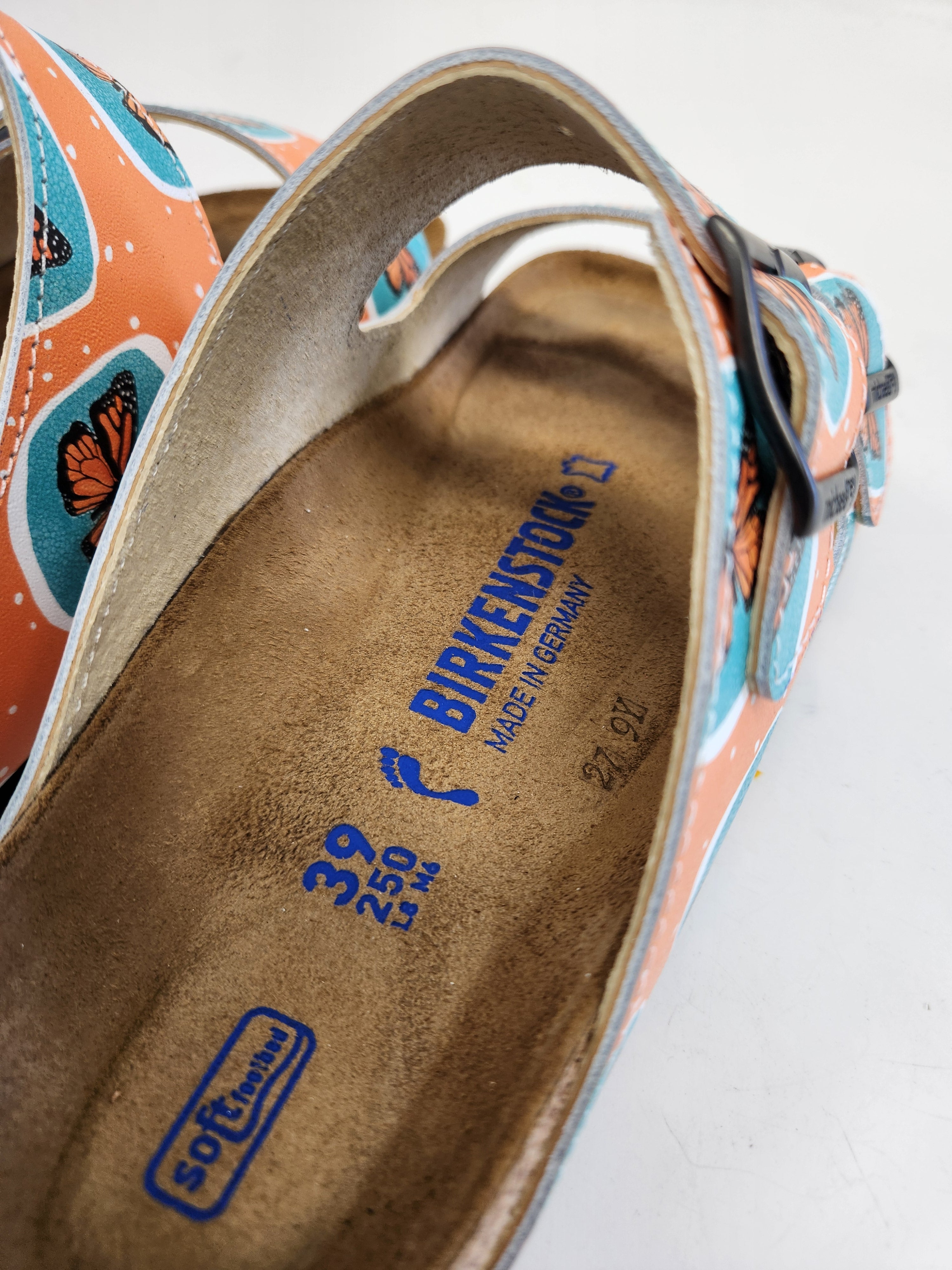 Greta aka The Environmentalist aka Gigi:  CUSTOM BIRKENSTOCKS  by JULES GISSLER x Michael Grey