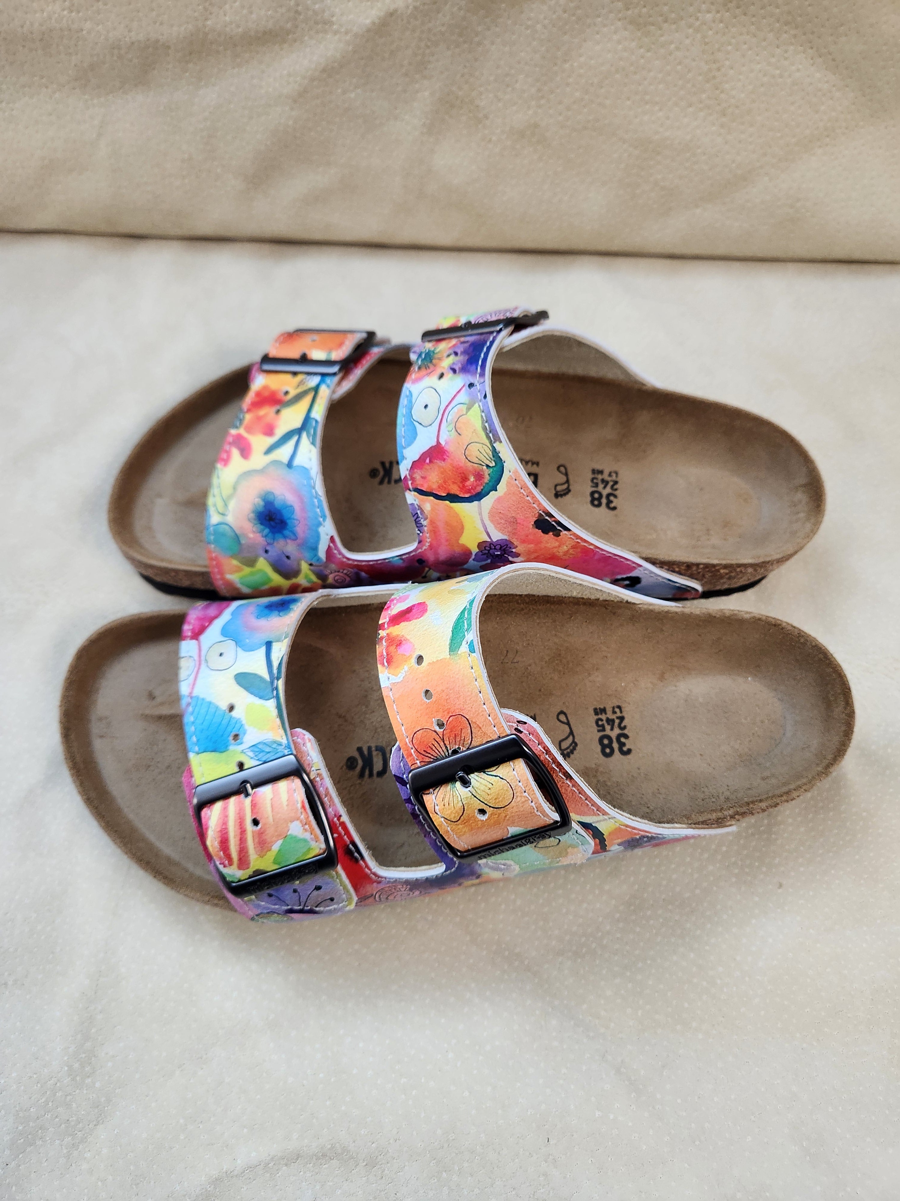CIRCUS DAZE: CUSTOM BIRKENSTOCKS  by BETH NADLER x Michael Grey