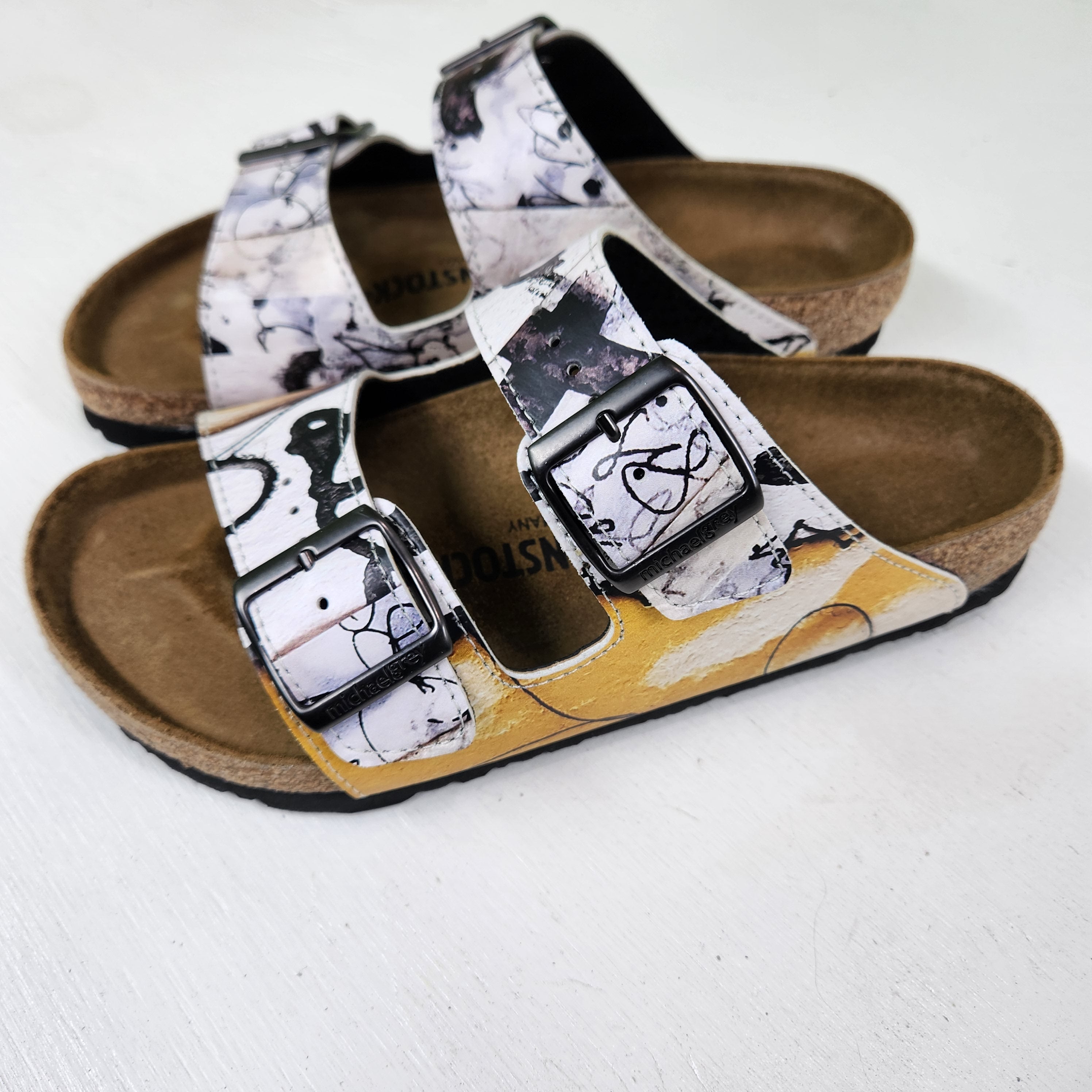 COLLAGE 44: CUSTOM BIRKENSTOCKS  by DeeDee CATRON x Michael Grey