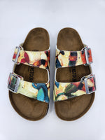 ENCOUNTERS IN PINK  : CUSTOM BIRKENSTOCKS  by CINDY REVELL x Michael Grey