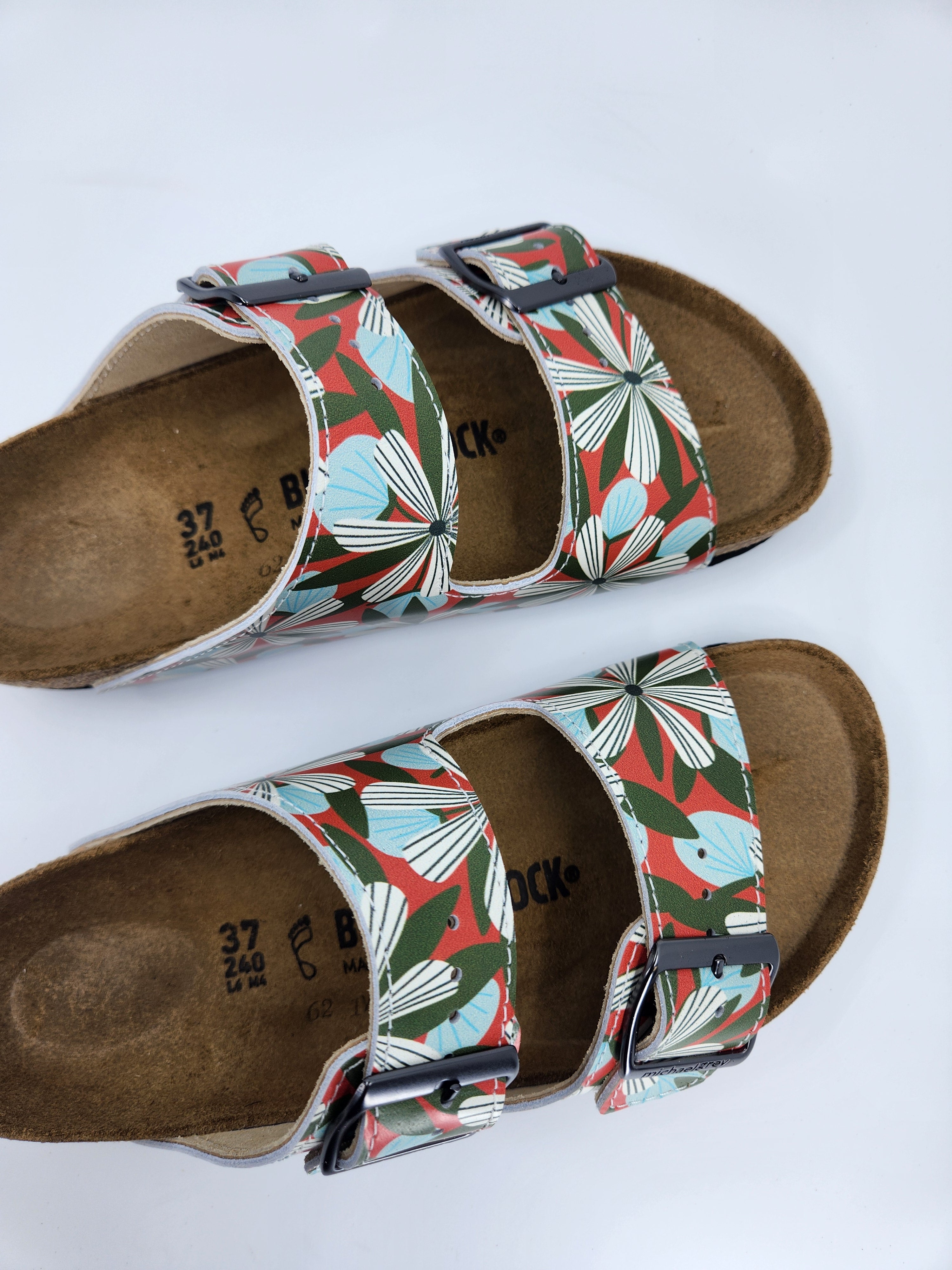 TAKE A HOLIDAY: CUSTOM BIRKENSTOCKS  by REBECCA WOOLBRIGHT x Michael Grey