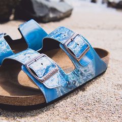 PIPELINE CUSTOM BIRKENSTOCKS  by MONIKA KUPIEC x Michael Grey