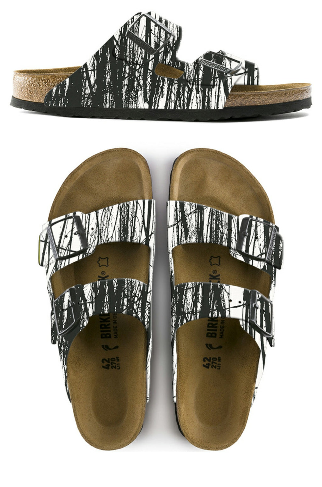 UNITY custom Birkenstocks by Malgorzata Oakes x Michael Grey