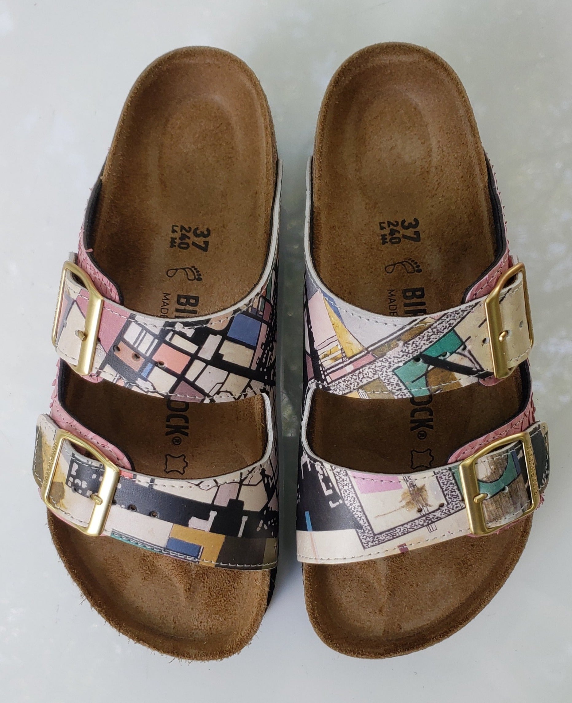 Art for your feet! Artist Cindy Larimore offers custom Birkenstock