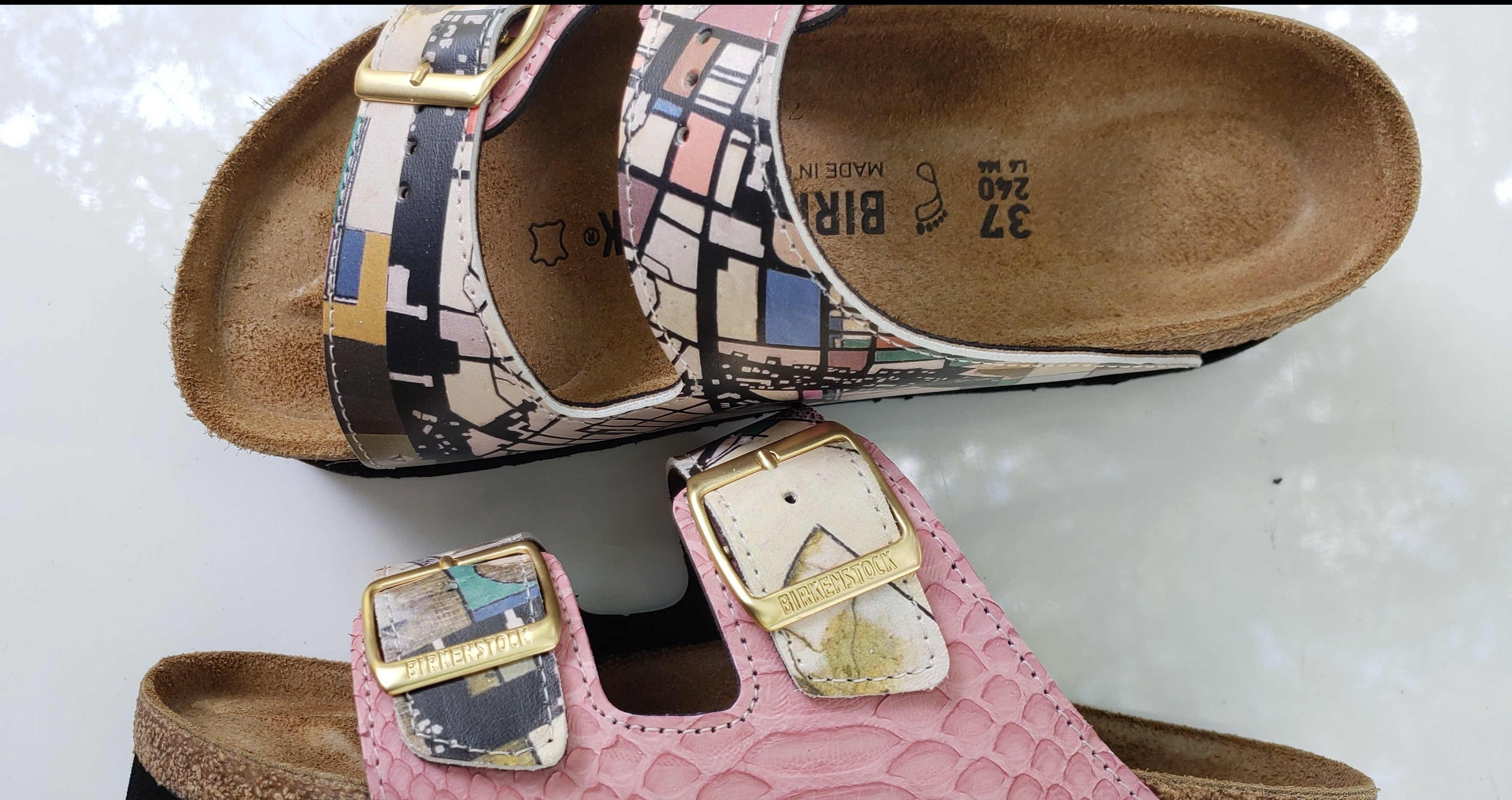 Outer realms Custom Birkenstocks by Eric Mack x Michael Grey
