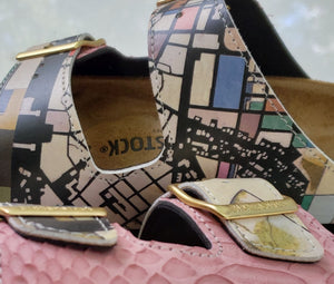 Art for your feet! Artist Cindy Larimore offers custom Birkenstock