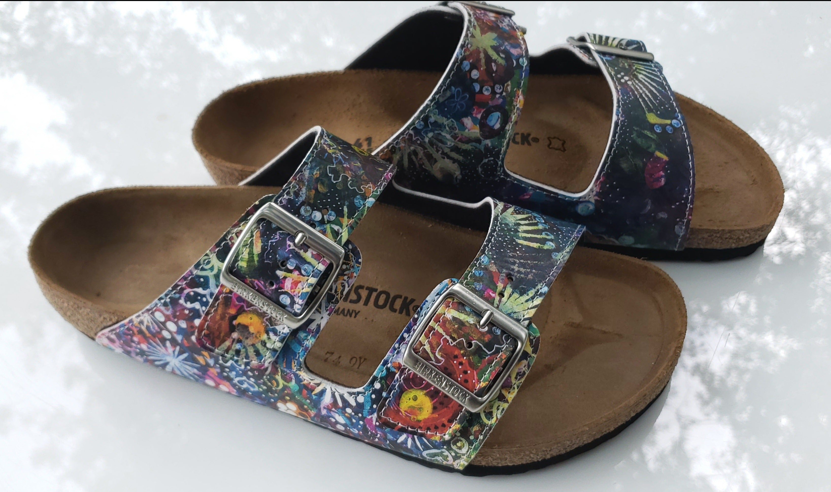 FIESTA: Custom Birkenstocks by Mary Price x Michael Grey