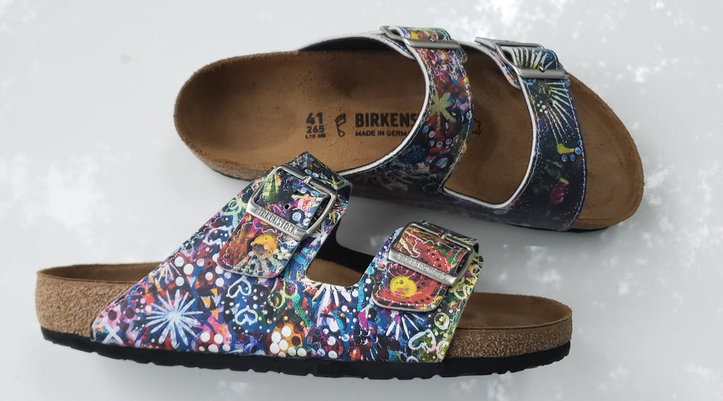 FIESTA: Custom Birkenstocks by Mary Price x Michael Grey