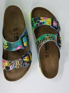 Birkenstock single-strap slides - Grey