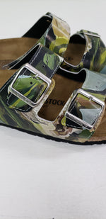 TULIPS AND LIMES: CUSTOM BIRKENSTOCKS  by MARJORIE MAE x Michael Grey