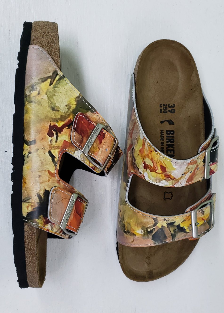 BURST OF SUMMER: CUSTOM BIRKENSTOCKS  by MARJORIE MAE x Michael Grey