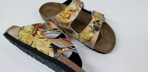 BURST OF SUMMER: CUSTOM BIRKENSTOCKS  by MARJORIE MAE x Michael Grey