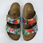 PARROTS: CUSTOM BIRKENSTOCKS  by MARIANNA KATSOULIDI x Michael Grey