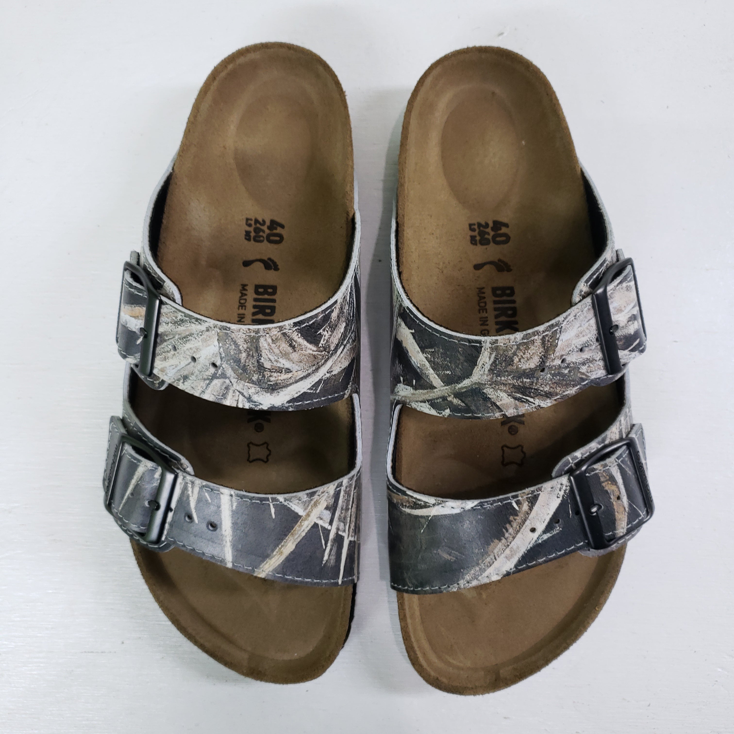 PARROTS: CUSTOM BIRKENSTOCKS  by MARIANNA KATSOULIDI x Michael Grey