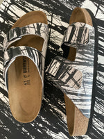 UNITY custom Birkenstocks by Malgorzata Oakes x Michael Grey