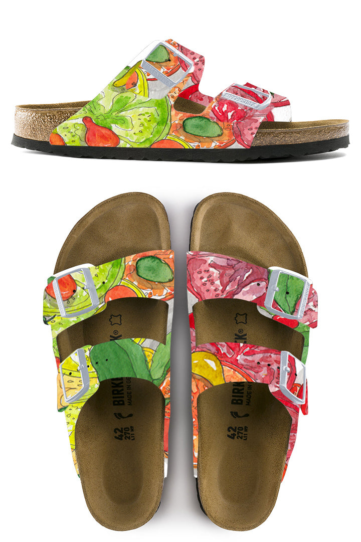 HEIRLOOM VEGGIES CUSTOM BIRKENSTOCKS BY MICHAEL GREY X MARCELLA KRIEBEL