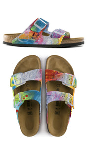 MAGIC LIVES HERE CUSTOM BIRKENSTOCKS  by CATHERINE RAINS x Michael Grey