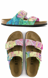 THE PATH:  CUSTOM BIRKENSTOCKS  by ANNIKA VRETINGER x Michael Grey