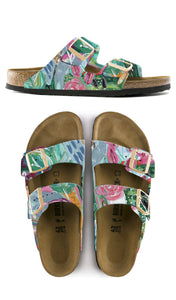 CRAZY PLANT LADY CUSTOM BIRKENSTOCKS by Deanna Hamsley x Michael Grey