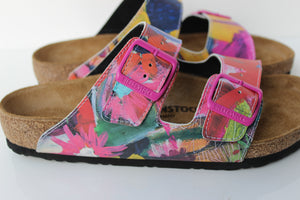 "BLOOMING RIGHT" BIRKENSTOCKS  by WENDY MCWILLIAMS x Michael Grey